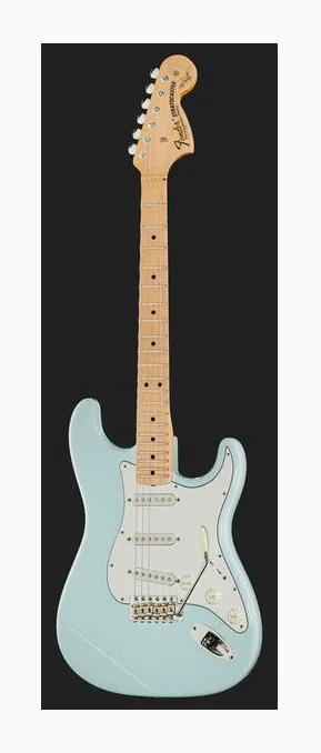 Fender Yngwie Malmsteen SB NOS, curve del body viste dall'alto