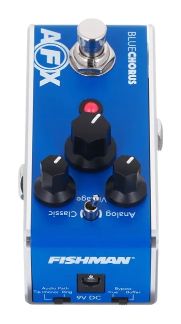Fishman AFX BlueChorus Mini Chorus, footswitch in primo piano