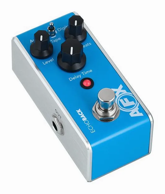 Fishman AFX EchoBack Mini Delay, grafica del pannello superiore