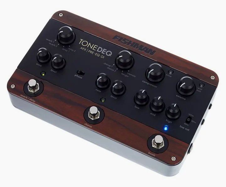 Fishman Tone AFX DEQ, vista dall'alto della testata