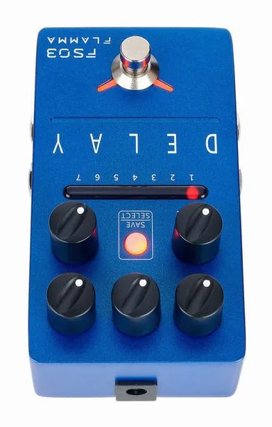 Flamma FS03 Delay, led e interruttore a pedale