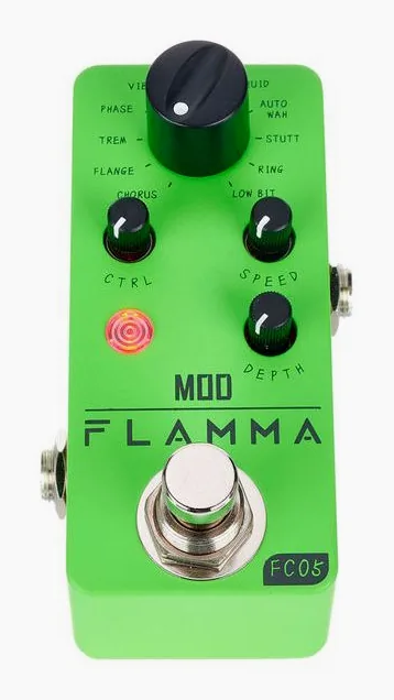 Flamma FC05 Multi Modulation, grafica del pannello superiore