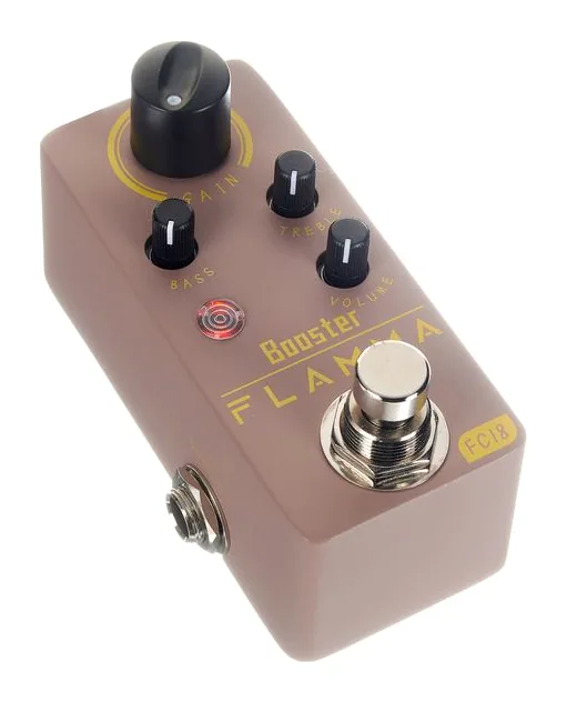 Flamma FC18 Clean Boost, connettori sul retro dell'unita