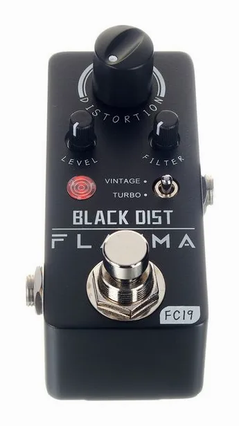 Flamma FC19 Black Distortion, ingressi e uscite laterali