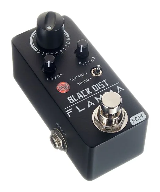 Flamma FC19 Black Distortion, grafica del pannello superiore