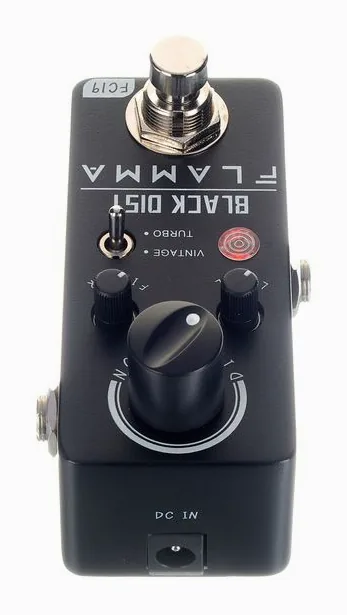 Flamma FC19 Black Distortion, led e interruttore a pedale