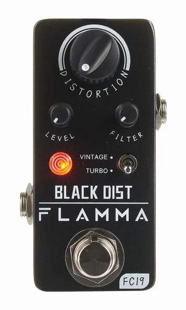 Flamma FC19 Black Distortion, connettori sul retro dell'unita