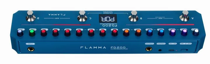 Flamma FG200 Effect Strip, grafica del pannello superiore