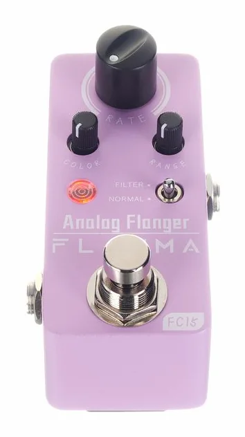 Flamma FC15 Flanger, grafica del pannello superiore