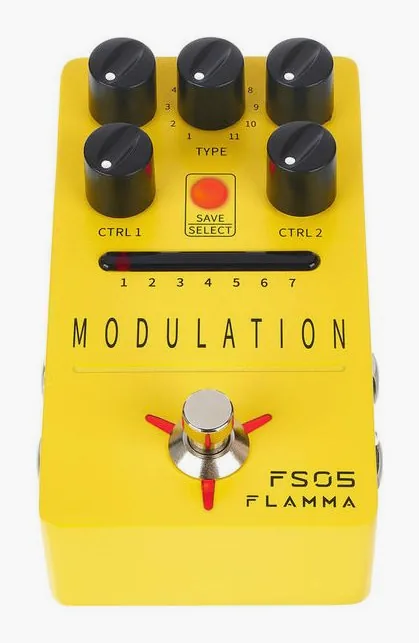 Flamma FS05 Multi Modulation, connettori sul retro dell'unita