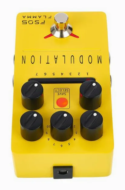 Flamma FS05 Multi Modulation, grafica del pannello superiore
