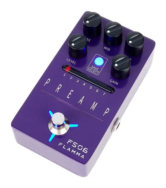 Flamma FS06 Guitar Pre-Amp fotografato frontalmente
