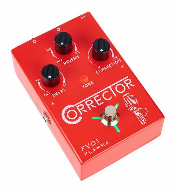 Flamma FV01 Vocal & Guitar FX, connettori sul retro dell'unita