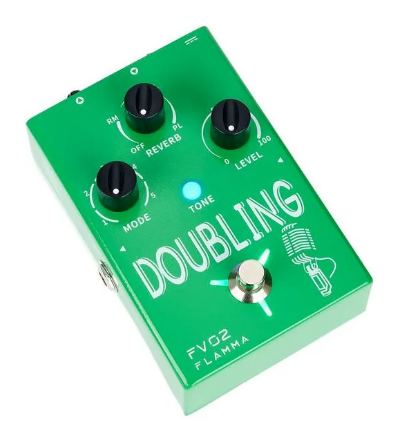 Flamma FV02 Vocal & Guitar FX, manopole viste dall'alto
