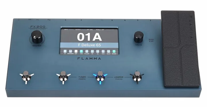 Flamma FX200 Multi FX, connettori sul retro dell'unita