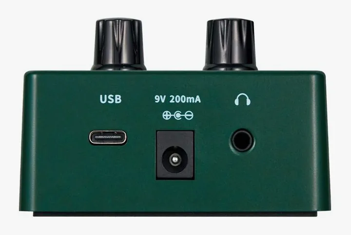 Flamma FF01 Looper, connettori sul retro dell'unita