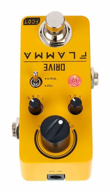 Flamma FC07 Overdrive, grafica del pannello superiore