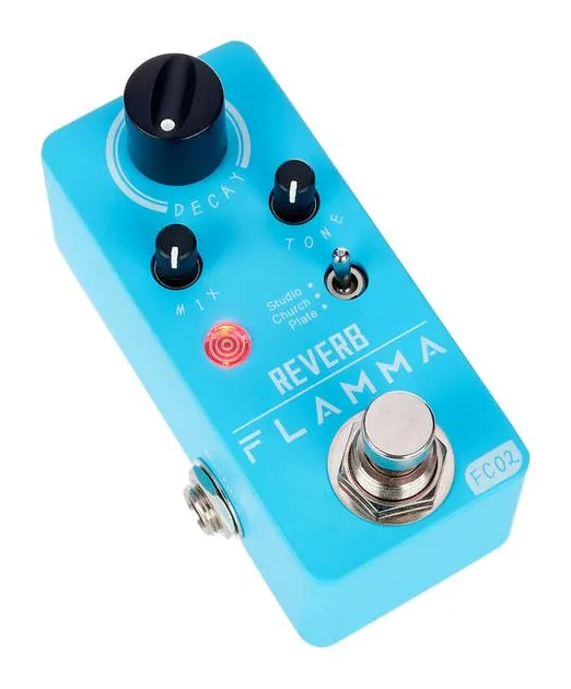 Flamma FC02 Reverb, grafica del pannello superiore