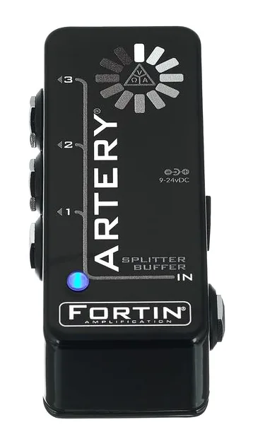 Fortin Artery Splitter Buffer, manopole viste dall'alto