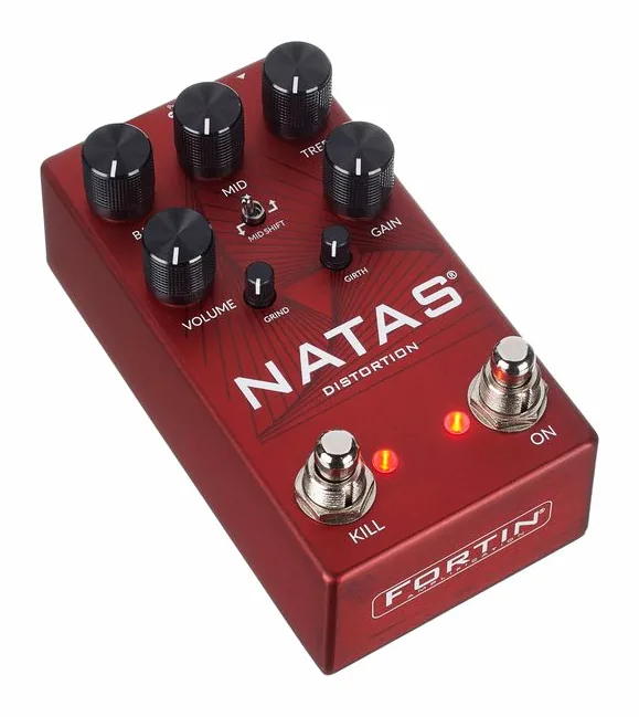 Fortin Natas Distortion Pedal, ingressi e uscite laterali