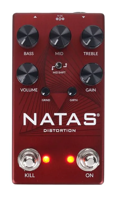 Fortin Natas Distortion Pedal, led e interruttore a pedale