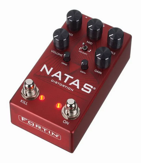 Fortin Natas Distortion Pedal visto di fronte