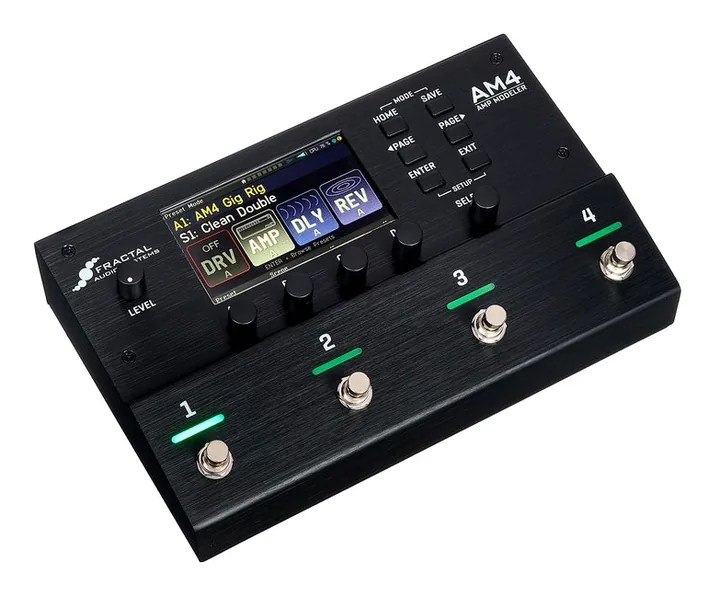 Fractal Audio AM4 Amp Modeller, maniglia e finiture superiori