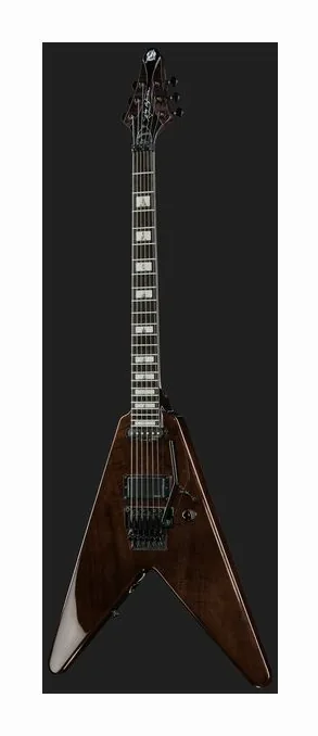Framus Artist Line Shark WH 1 FR NB, corpo e verniciatura in primo piano