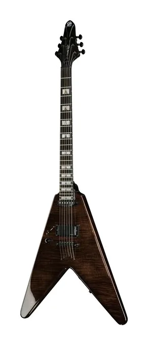 Framus Artist Line Shark WH 1 TP LH B inquadrato di fronte su sfondo neutro