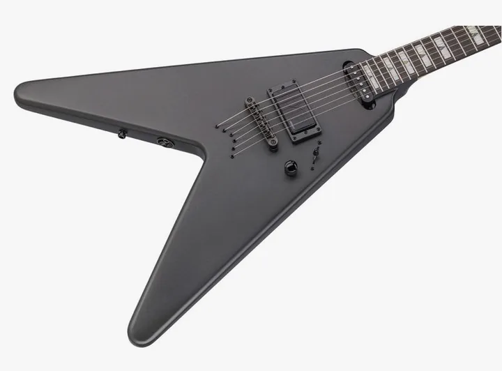 Framus Artist Line Shark WH 1 TP CM, curve del body viste dall'alto