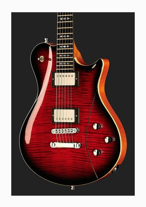 Framus Panthera II Supreme BTHP, corpo e verniciatura in primo piano