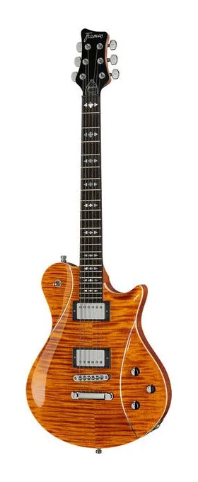 Framus Panthera II Supreme ATHPS inquadrato di fronte su sfondo neutro