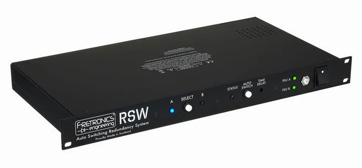 Fretronics RSW Auto Redundancy System, grafica del pannello superiore