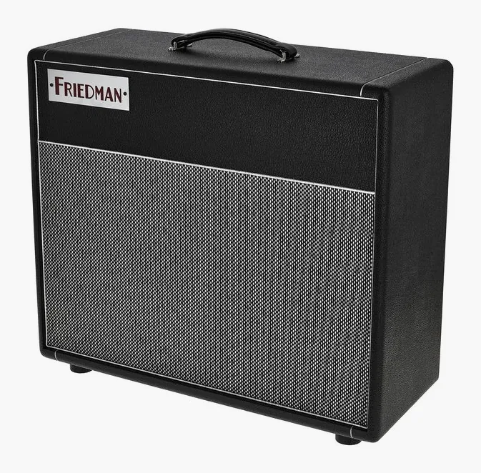 Friedman 112 Large Open Back Cab Vint in primo piano frontale