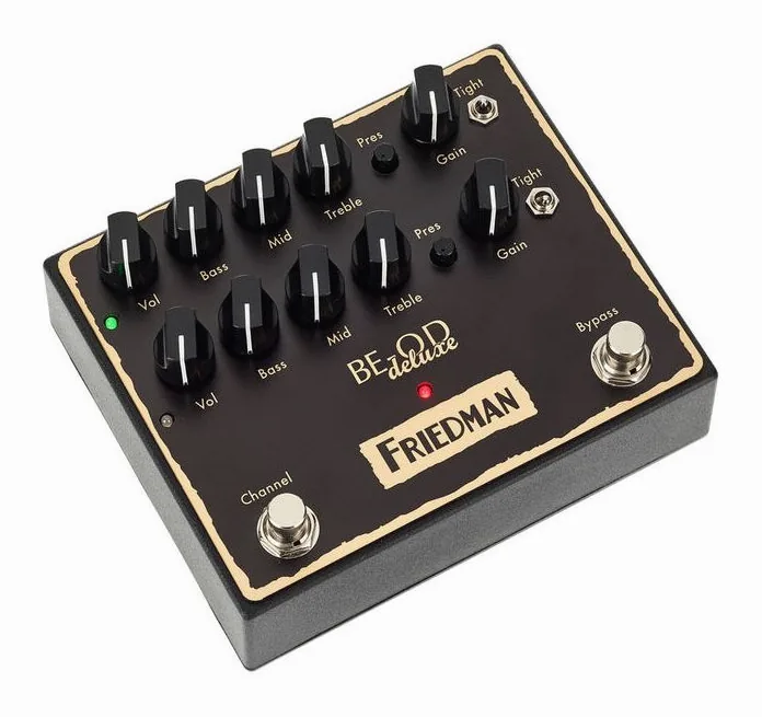 Friedman BE-OD Deluxe Overdrive, ingressi e uscite laterali