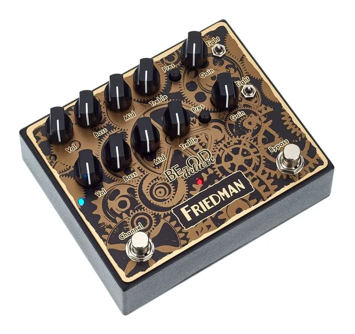 Friedman BE-OD Deluxe Overdrive Ltd., connettori sul retro dell'unita