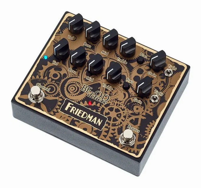 Friedman BE-OD Deluxe Overdrive Ltd. fotografato frontalmente