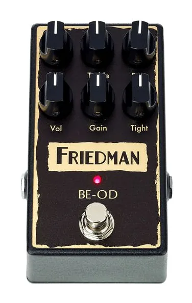 Friedman BE-OD, footswitch in primo piano