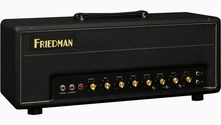 Friedman Brit-50, retro con le prese di collegamento