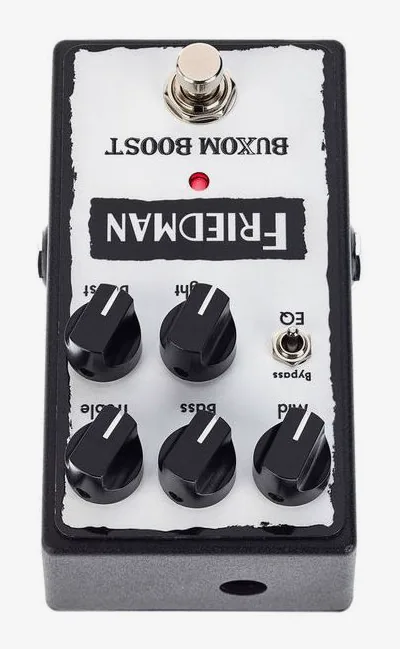 Friedman Buxom Boost Pedal, grafica del pannello superiore
