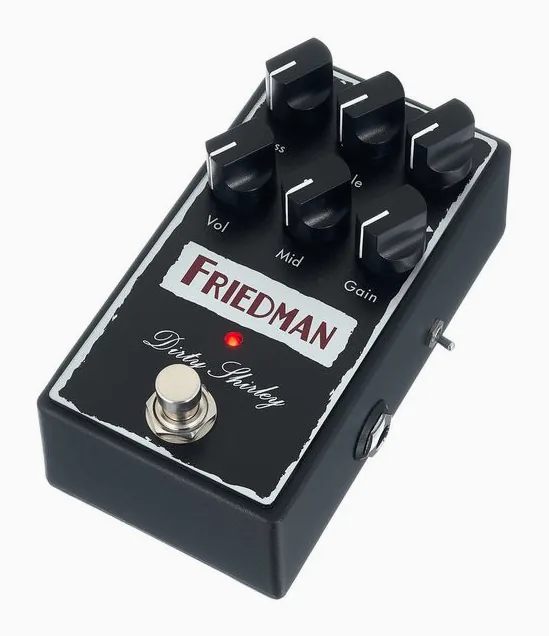 Friedman Dirty Shirley Overdrive, connettori sul retro dell'unita