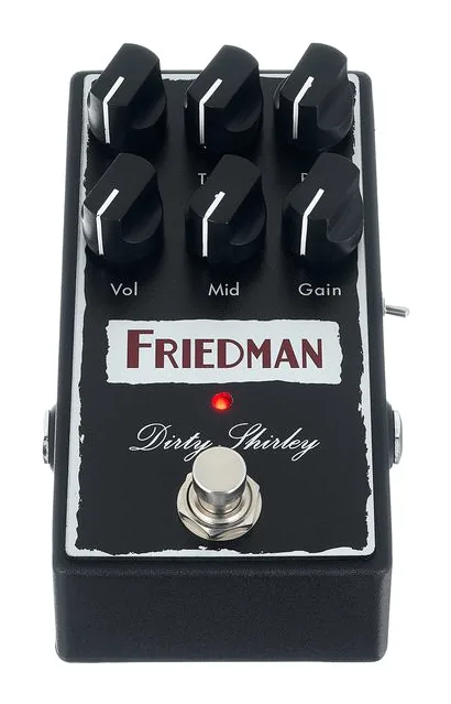 Friedman Dirty Shirley Overdrive, manopole viste dall'alto