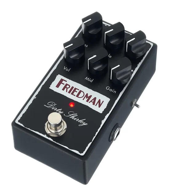 Friedman Dirty Shirley Overdrive fotografato frontalmente