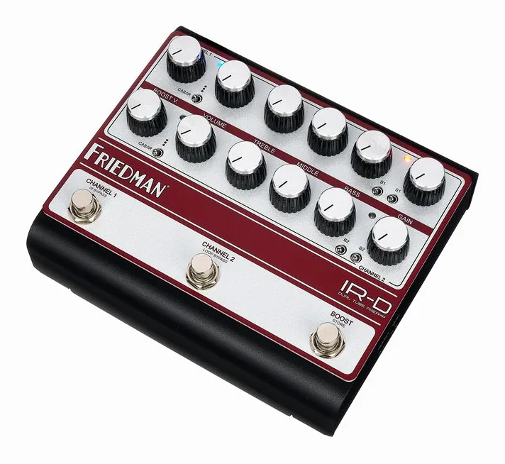 Friedman IR-D Black/Silver/Red LTD visto di fronte