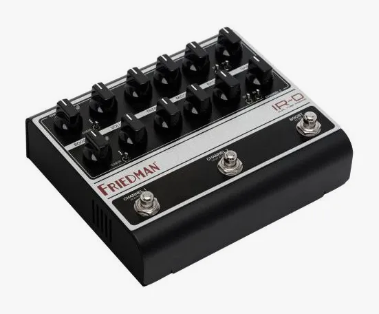 Friedman IR-D Dual Tube Preamp, vista dall'alto della testata