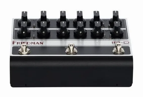 Friedman IR-D Dual Tube Preamp, vista dall'alto della testata