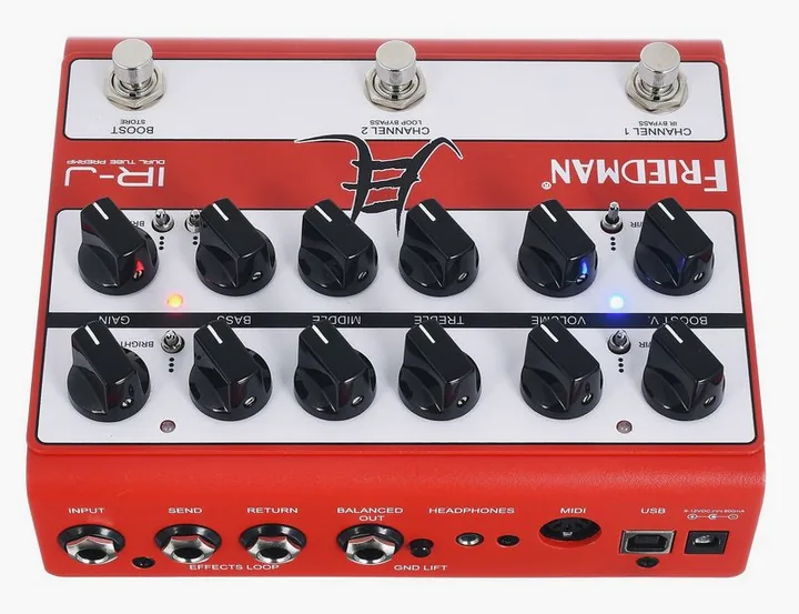 Friedman IR-J Jake E Lee Sign. Preamp, griglia dell'altoparlante