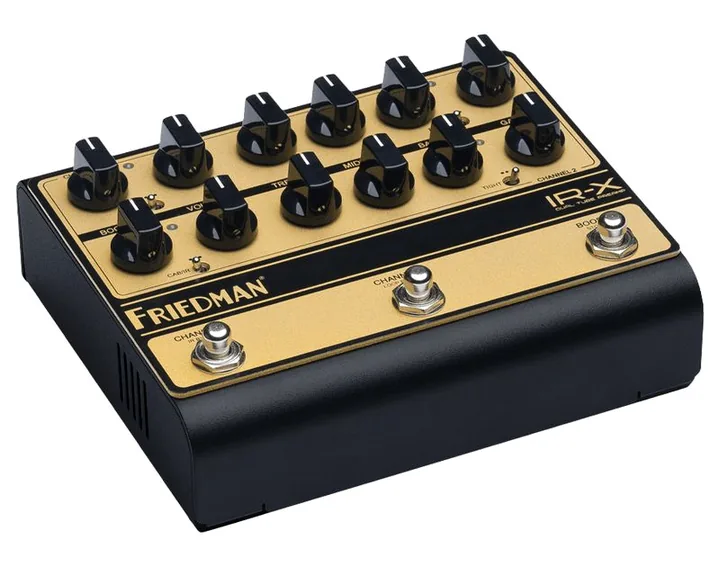 Friedman IR-X Dual Tube Preamp, retro con le prese di collegamento