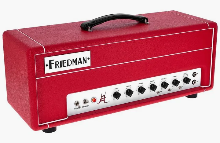 Friedman JEL-50 Head, logo e finiture del pannello frontale