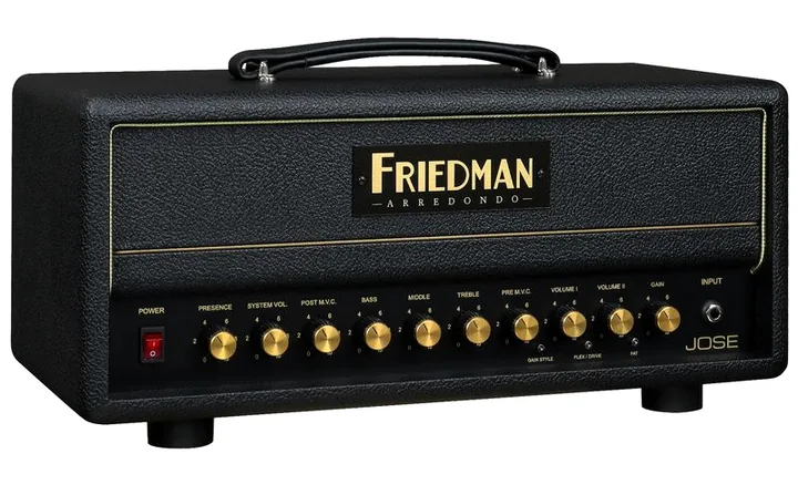 Friedman Jose 20 Series Tribute Head, vista dall'alto della testata